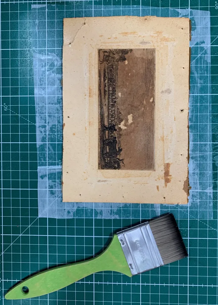 oeuvre graphique restauration